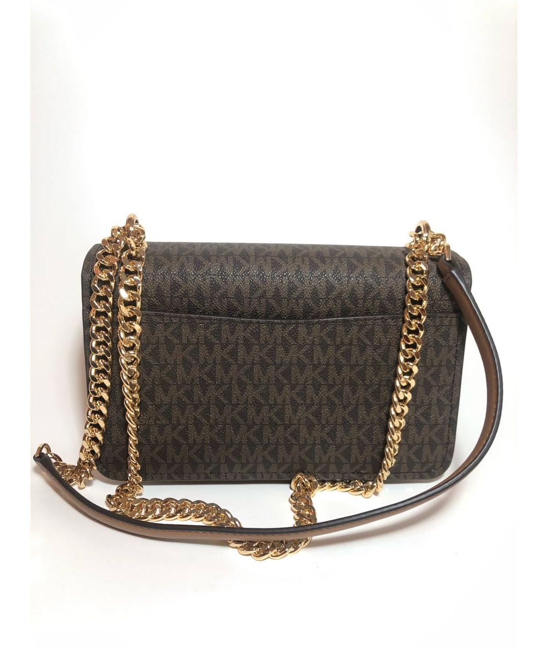 MICHAEL KORS Коричневая сумка через плечо, фото 3