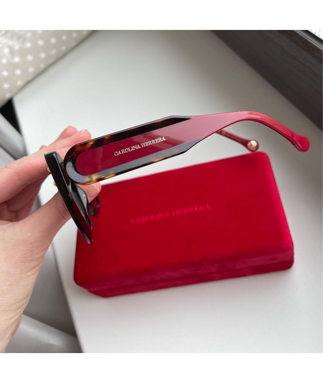 CAROLINA HERRERA Пластиковые солнцезащитные очки, фото 3