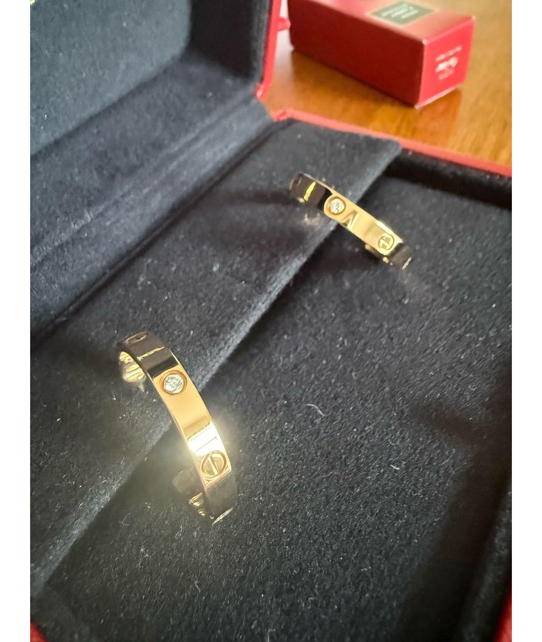 CARTIER Золотые серьги из розового золота, фото 8