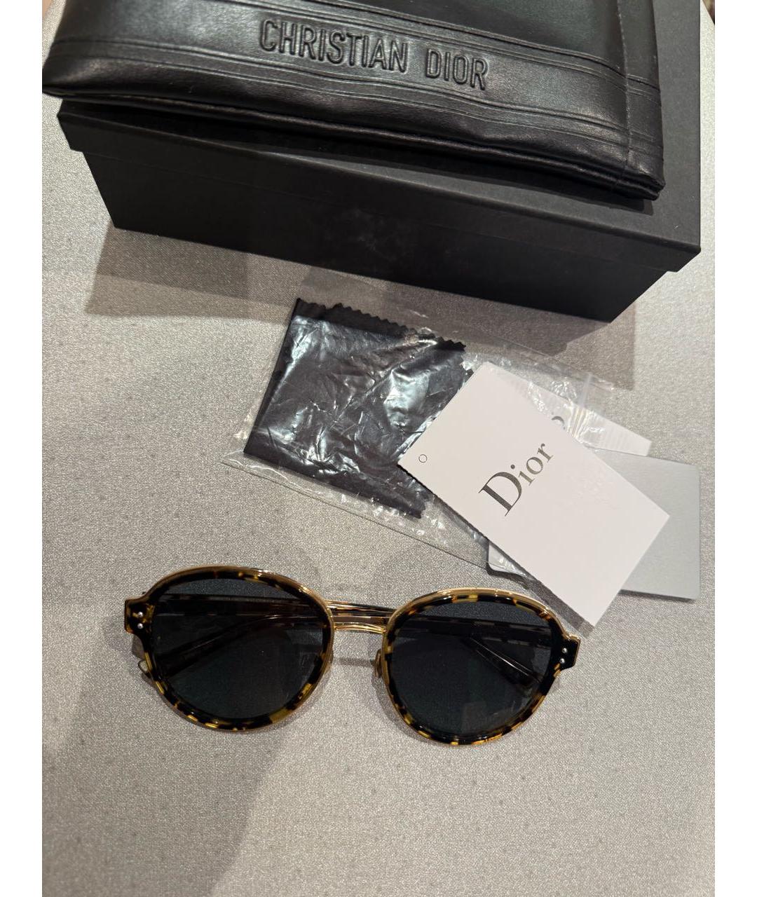 CHRISTIAN DIOR Мульти металлические солнцезащитные очки, фото 3