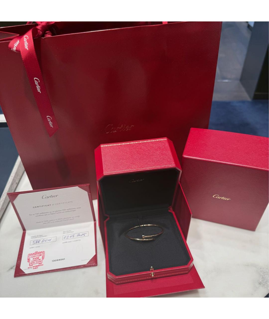 CARTIER Золотой браслет из желтого золота, фото 2