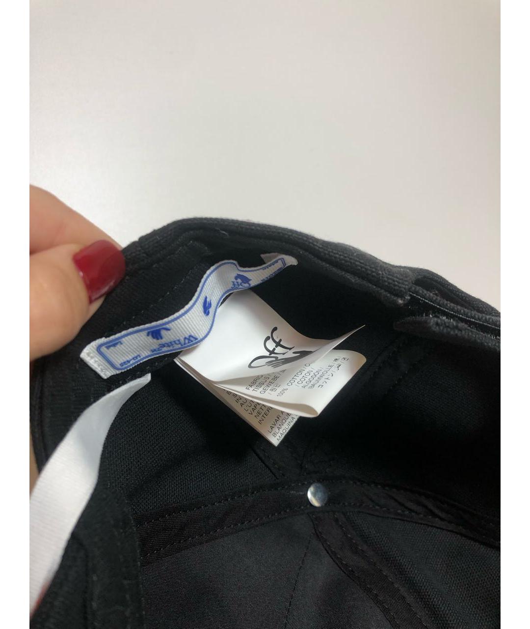 OFF-WHITE Черная кепка, фото 6