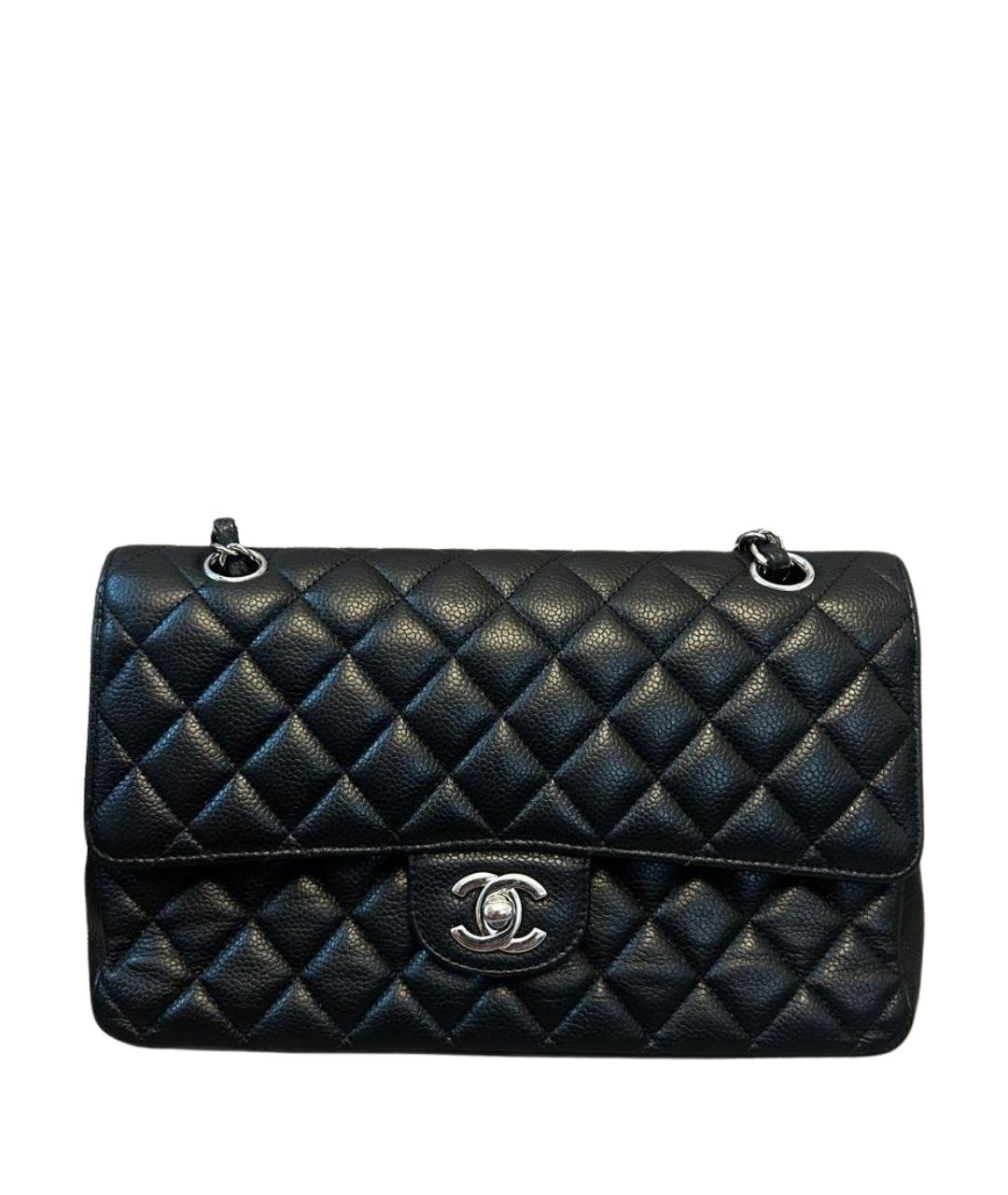 CHANEL Черная кожаная сумка через плечо, фото 1