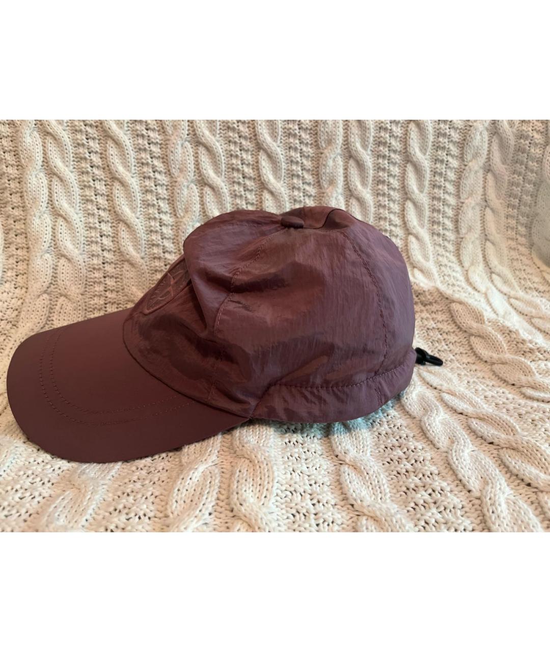 STONE ISLAND Коричневая кепка/бейсболка, фото 3