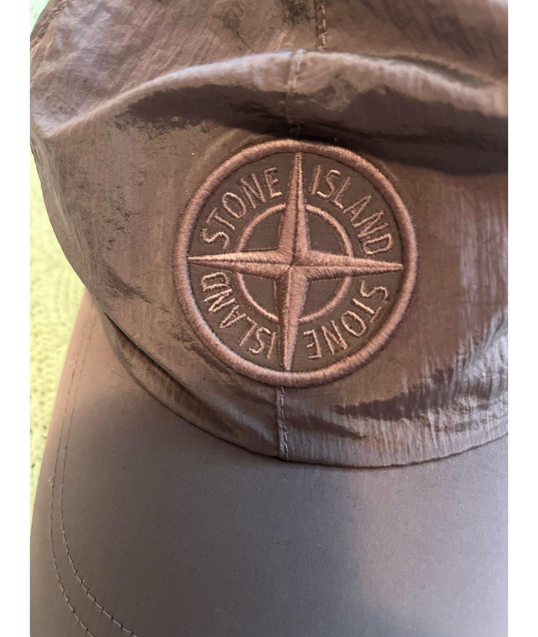 STONE ISLAND Коричневая кепка/бейсболка, фото 4