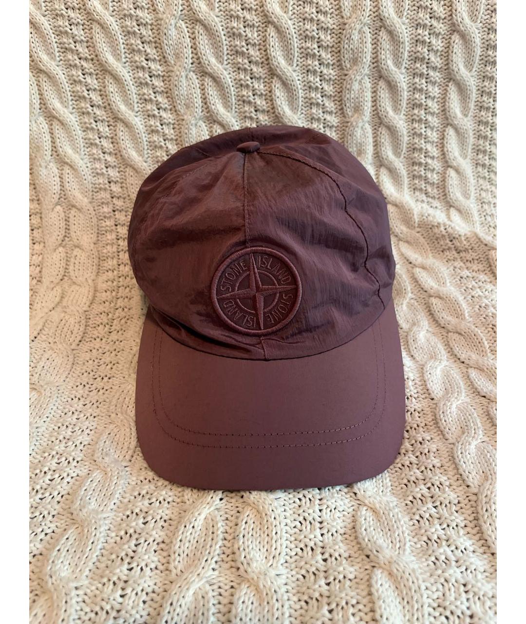 STONE ISLAND Коричневая кепка/бейсболка, фото 7