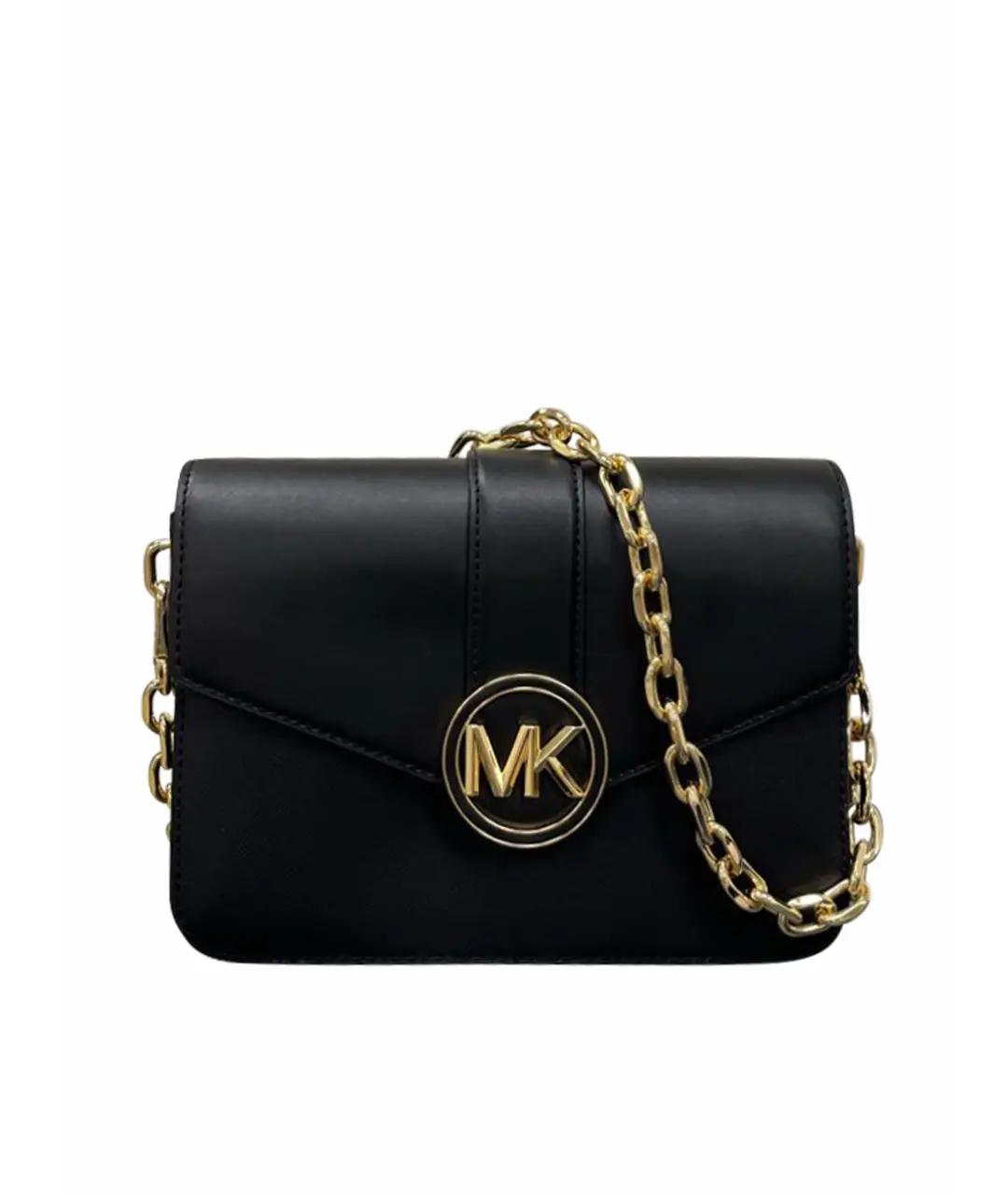 MICHAEL MICHAEL KORS Черная сумка через плечо из искусственной кожи, фото 1