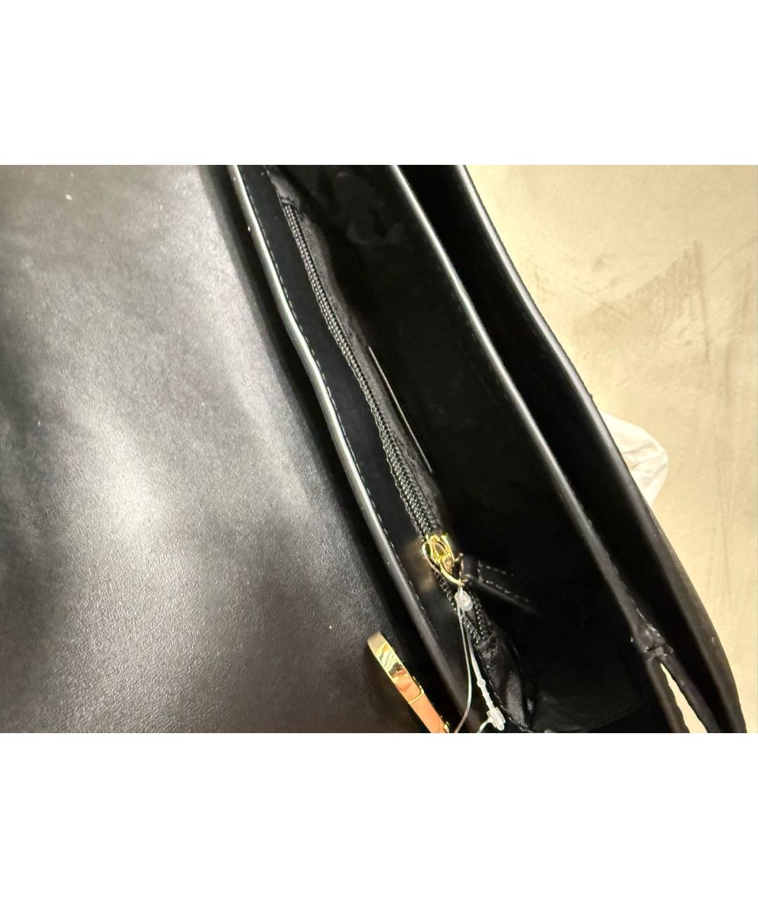 MICHAEL MICHAEL KORS Черная сумка через плечо из искусственной кожи, фото 6