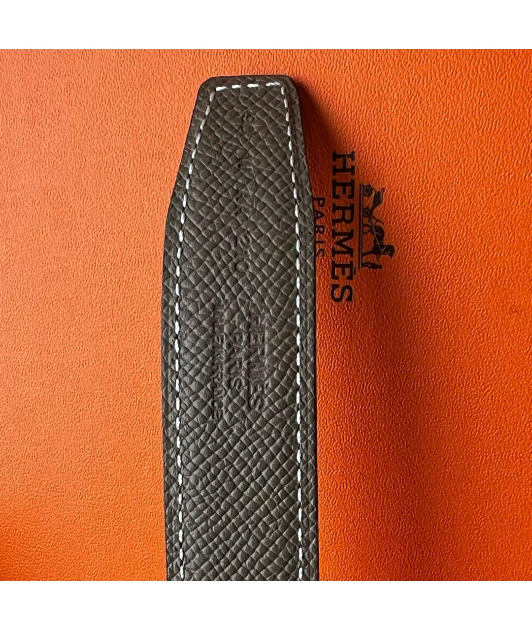 HERMES Бежевая кожаная поясная сумка, фото 5