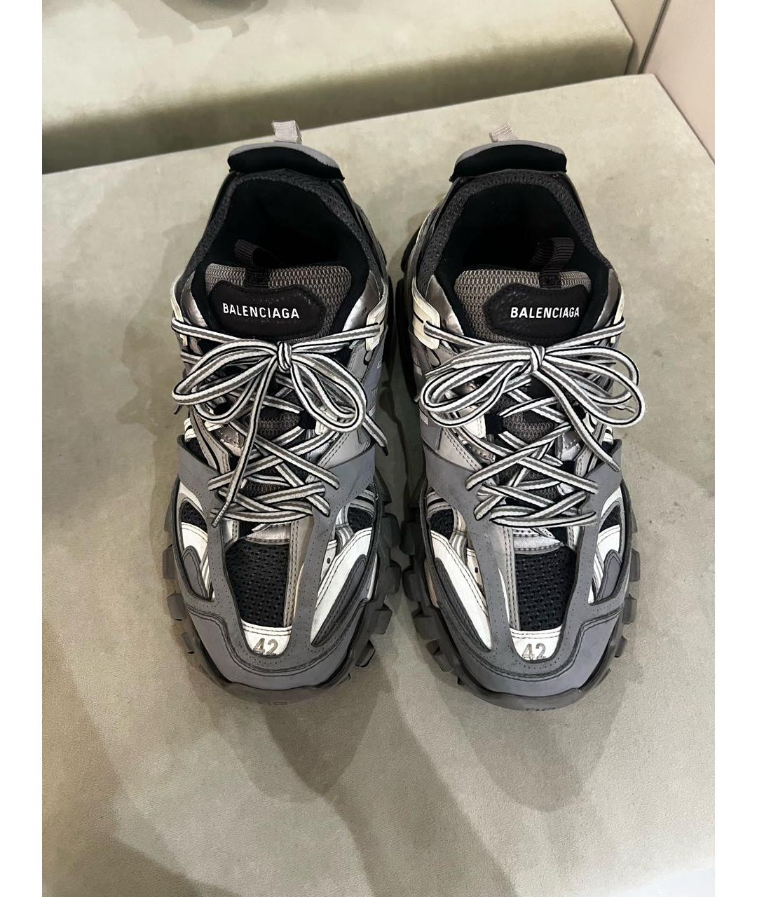 BALENCIAGA Серые низкие кроссовки / кеды, фото 2