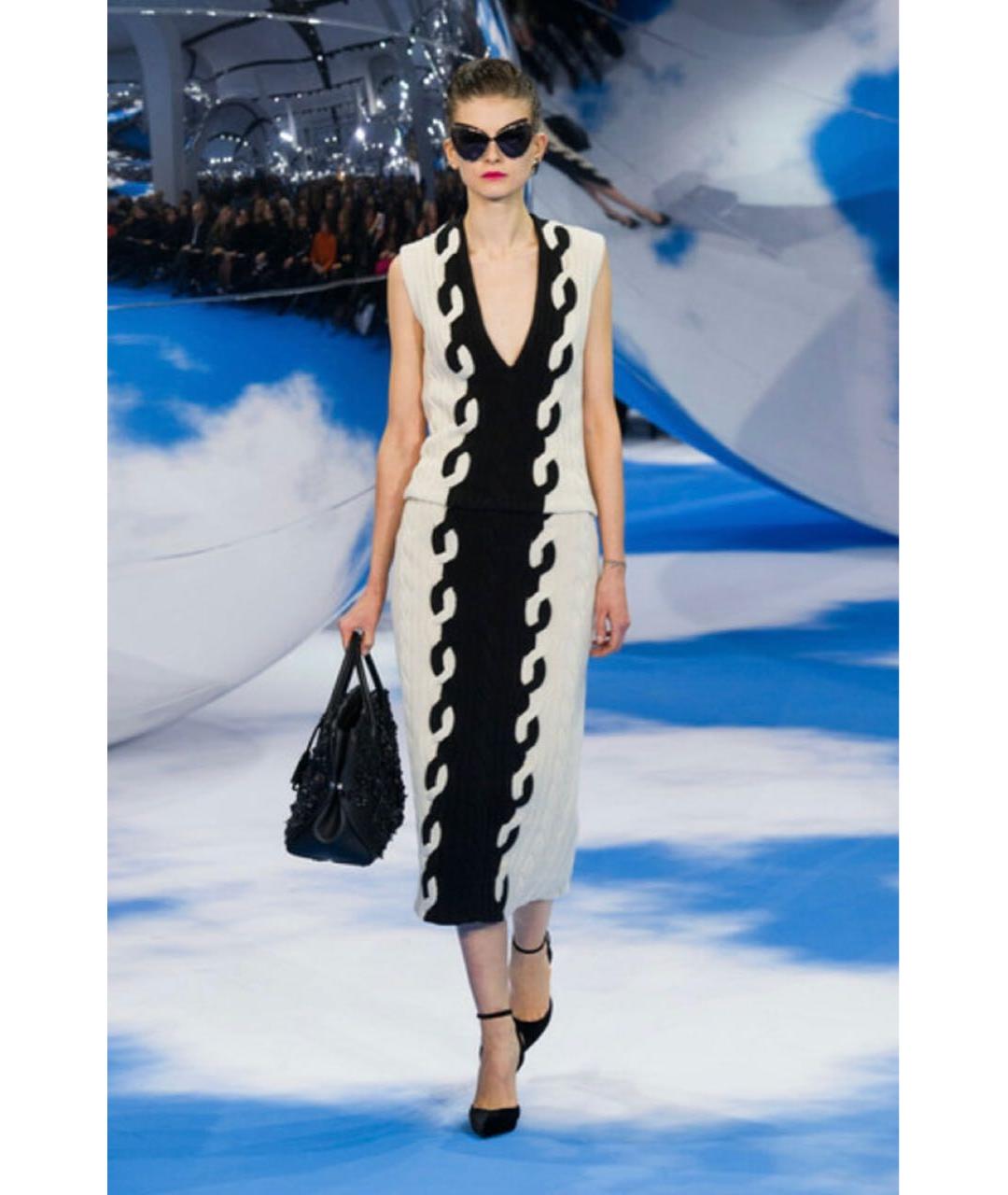 CHRISTIAN DIOR Белая шерстяная жилетка, фото 4