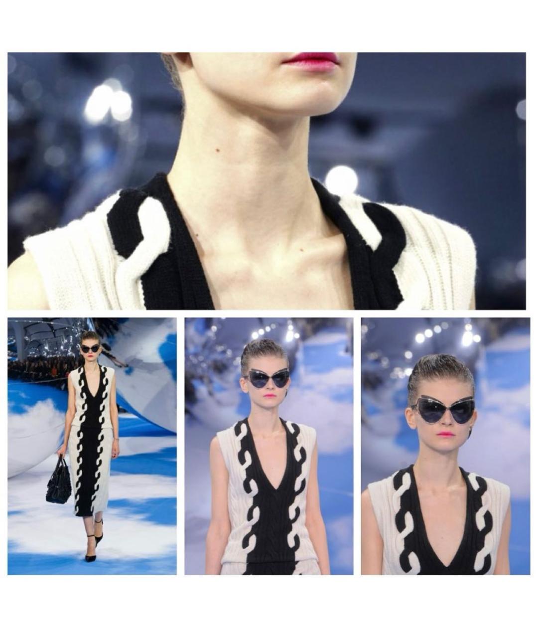 CHRISTIAN DIOR Белая шерстяная жилетка, фото 2