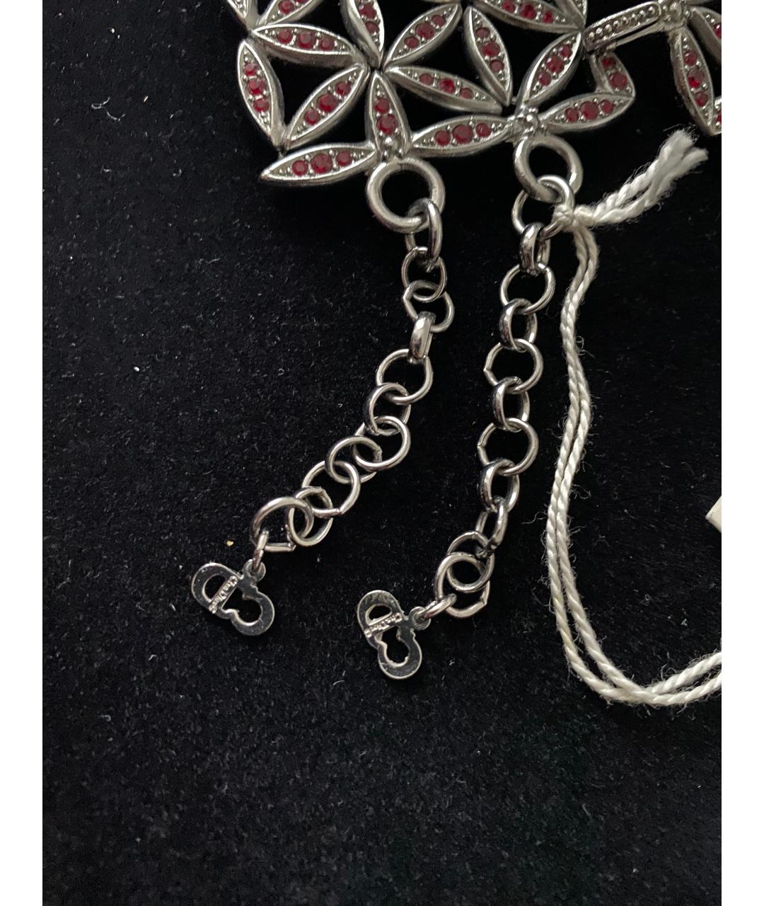 CHRISTIAN DIOR Серебрянный серебряный чокер, фото 2