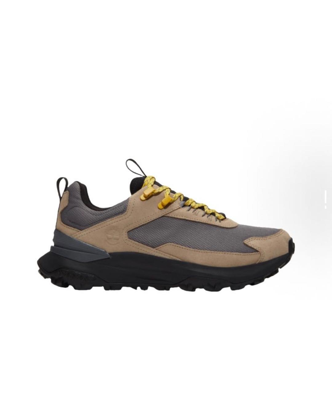 TIMBERLAND Бежевые замшевые высокие кроссовки / кеды, фото 5