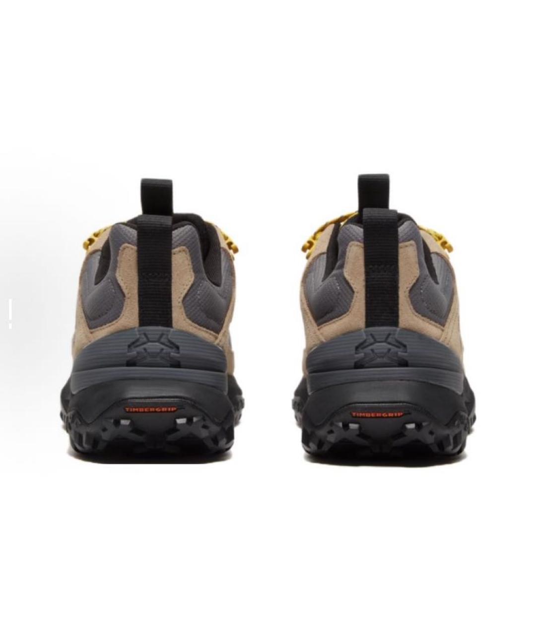 TIMBERLAND Бежевые замшевые высокие кроссовки / кеды, фото 4