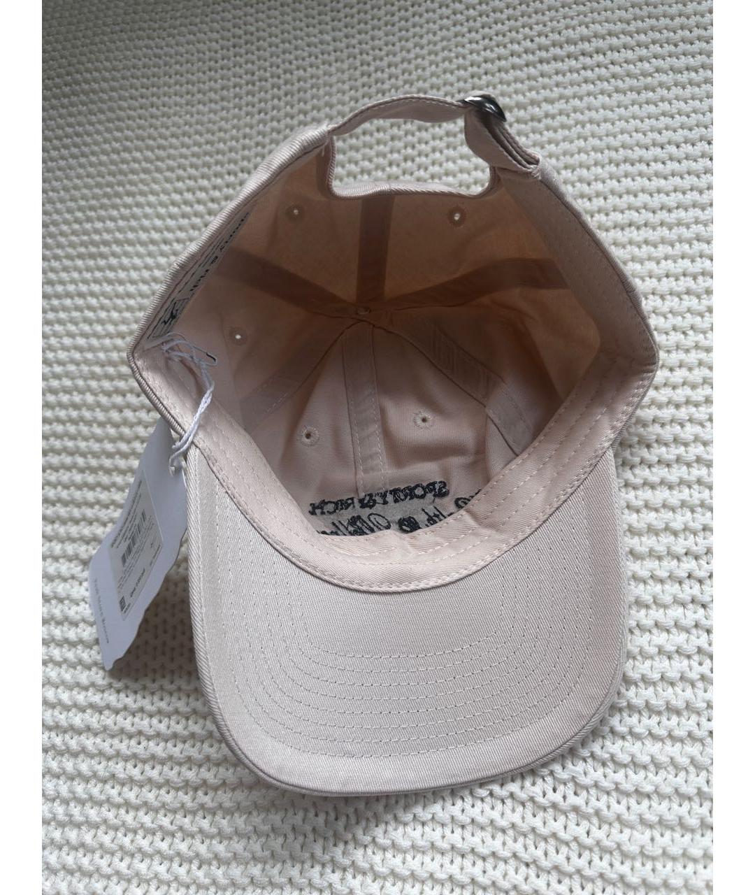SPORTY AND RICH Бежевая хлопковая кепка/бейсболка, фото 6