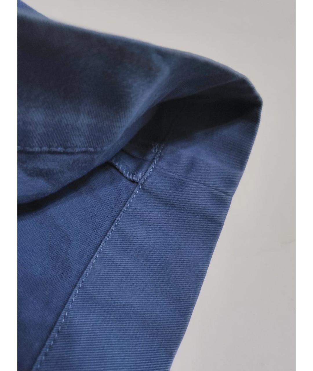 POLO RALPH LAUREN Голубые хлопковые повседневные брюки, фото 5