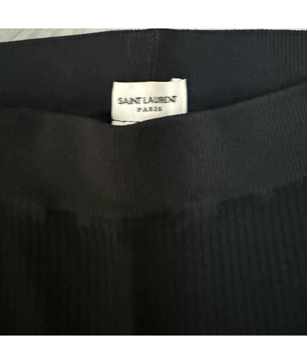 SAINT LAURENT Черные капри, фото 6