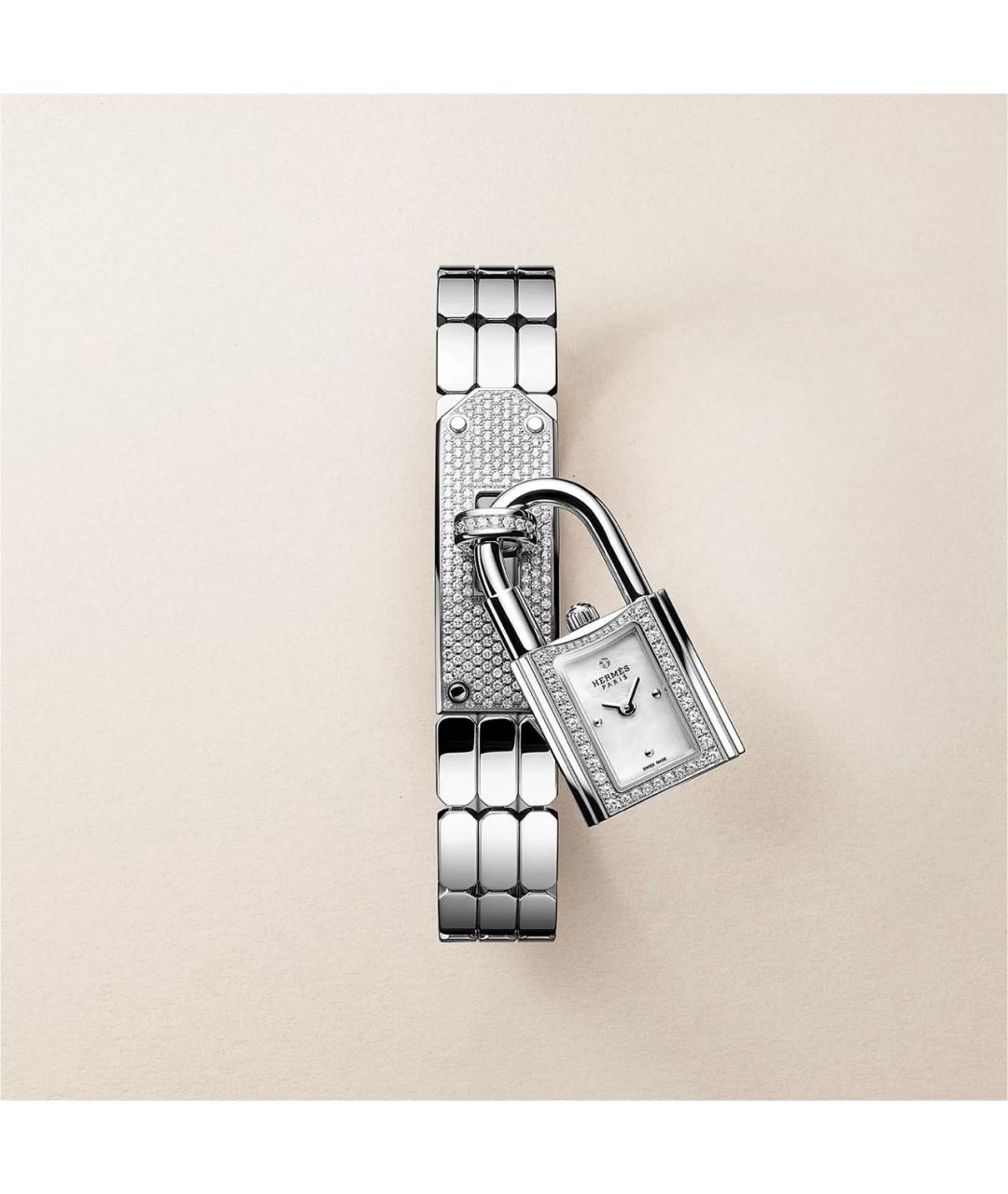HERMES Серебряные часы, фото 4
