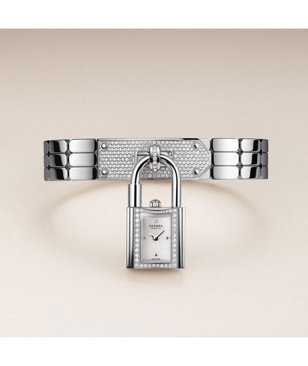 HERMES Серебряные часы, фото 3