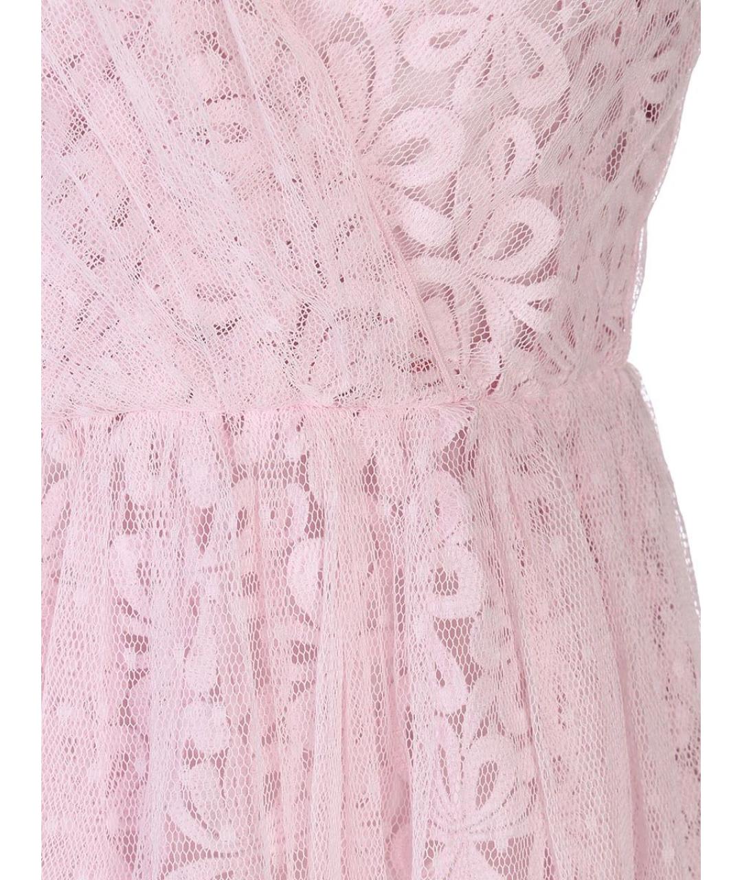 ERMANNO SCERVINO Розовое коктейльное платье, фото 3