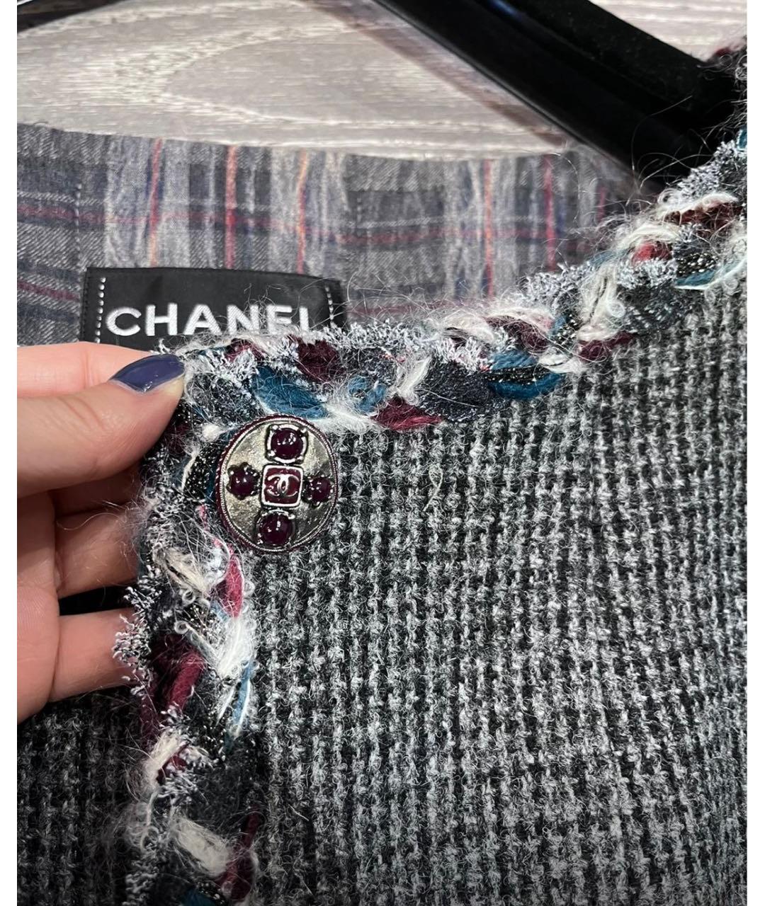 CHANEL Шерстяной жакет/пиджак, фото 5