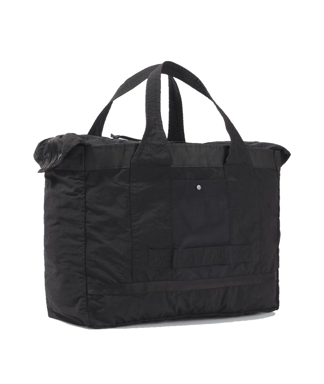 CP COMPANY Черная синтетическая сумка тоут, фото 2