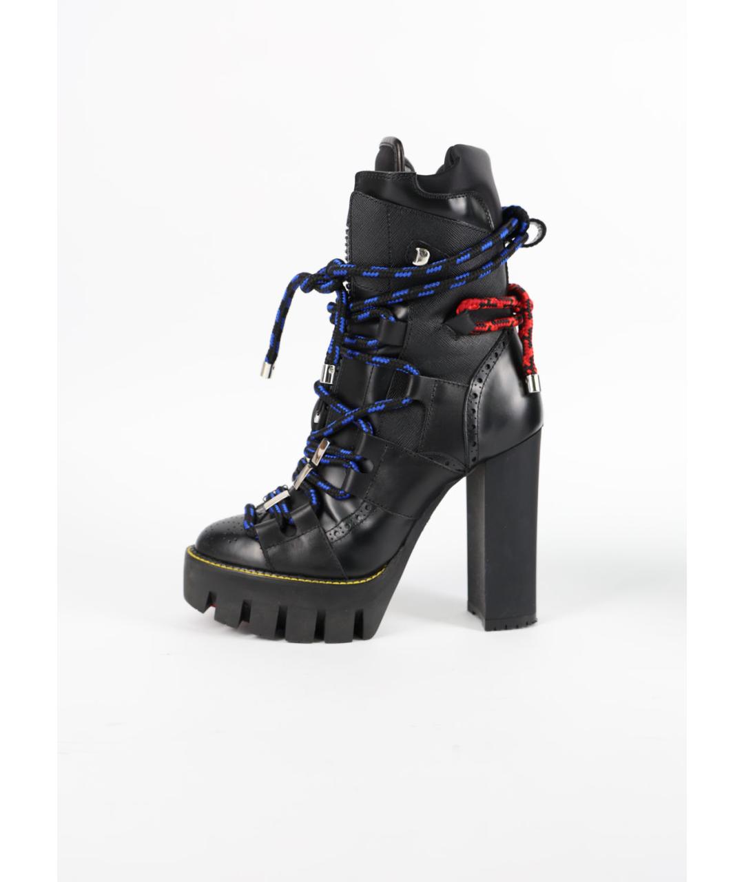 DSQUARED2 Черные кожаные ботильоны, фото 6