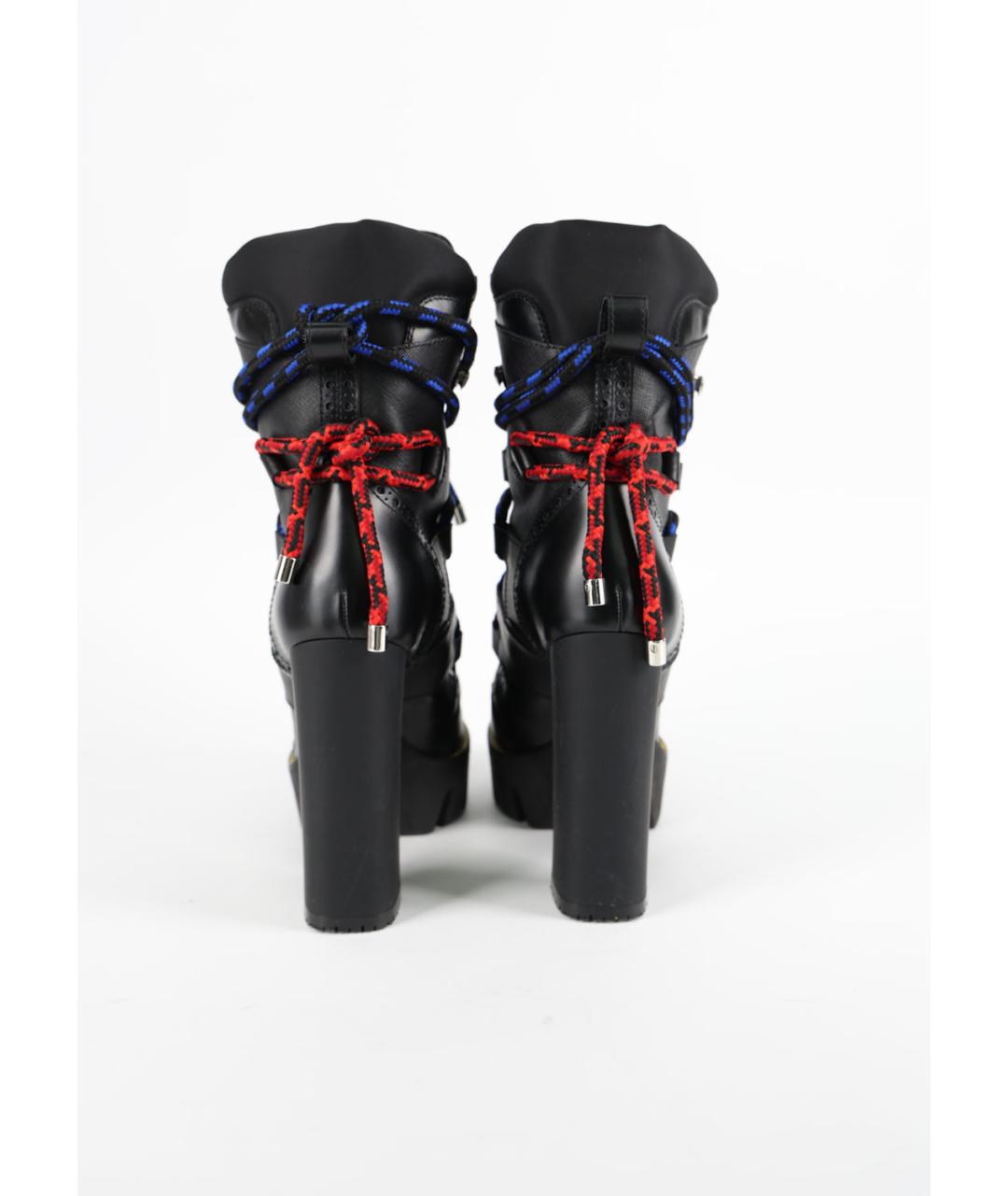 DSQUARED2 Черные кожаные ботильоны, фото 4