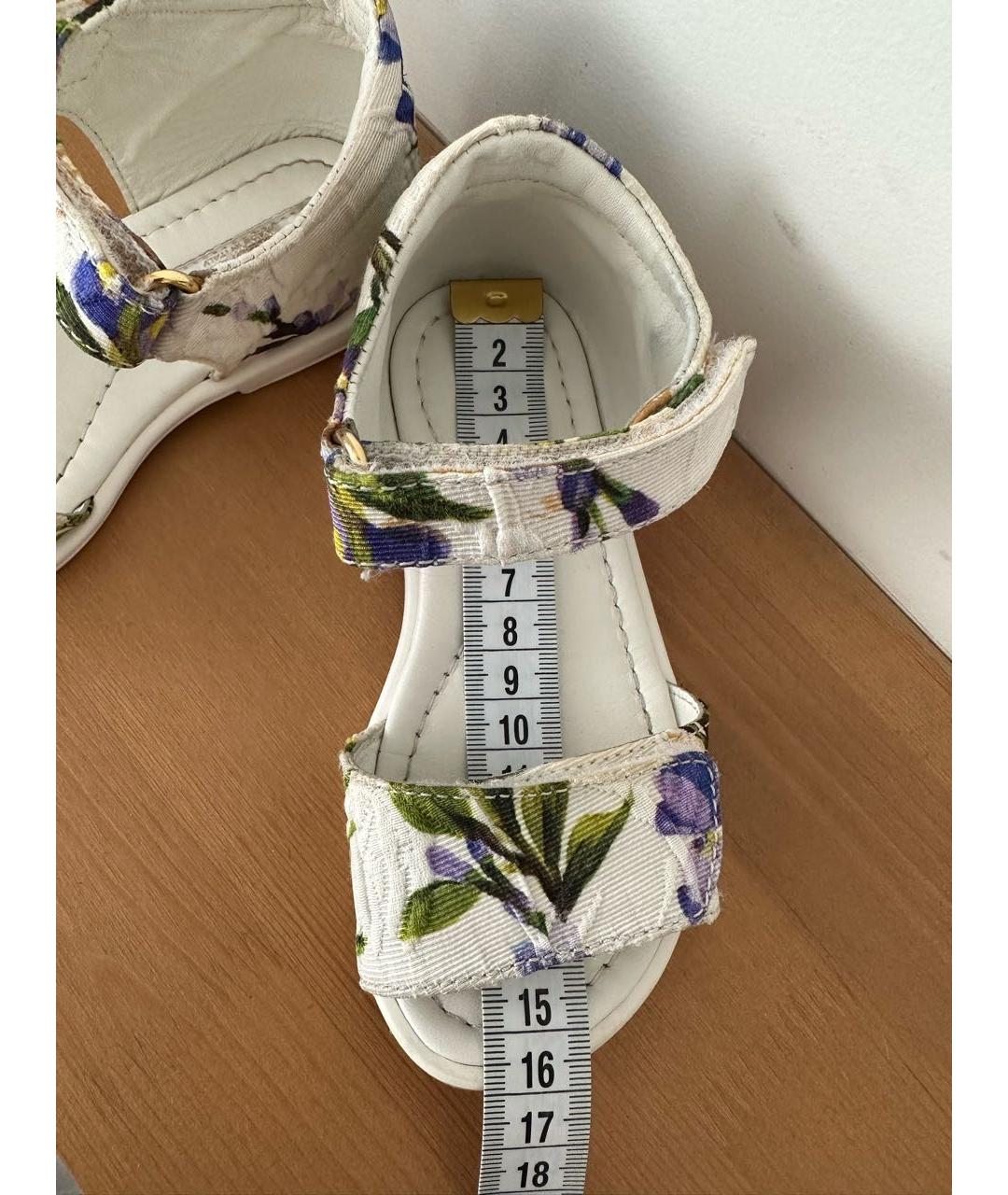 DOLCE&GABBANA Белые балетки и туфли, фото 6