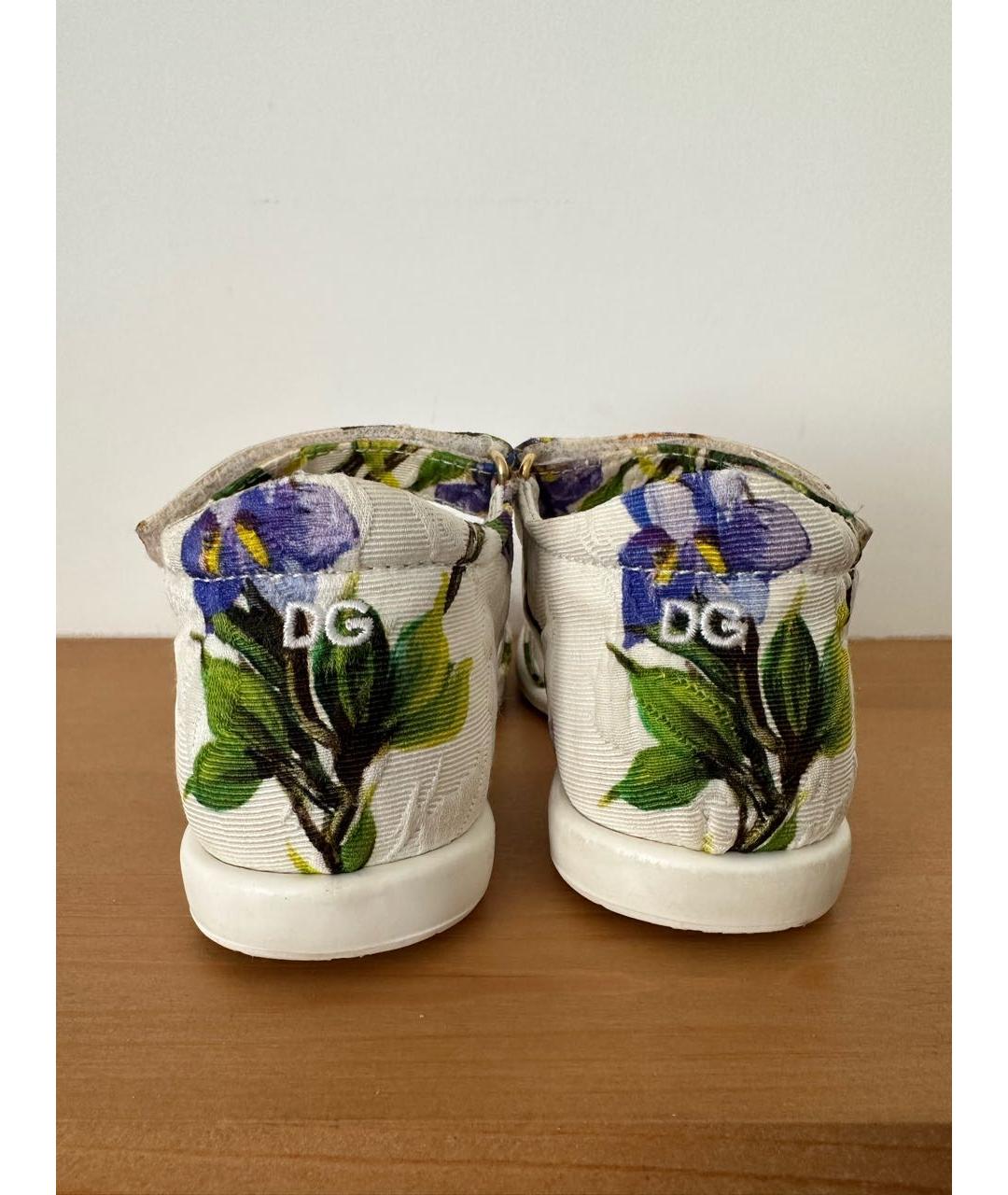 DOLCE&GABBANA Белые балетки и туфли, фото 4