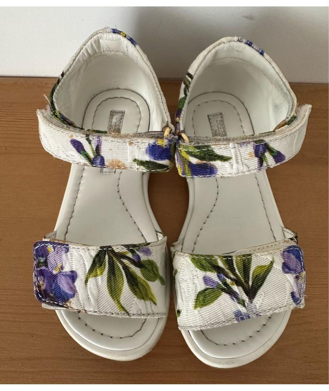 DOLCE&GABBANA Белые балетки и туфли, фото 3