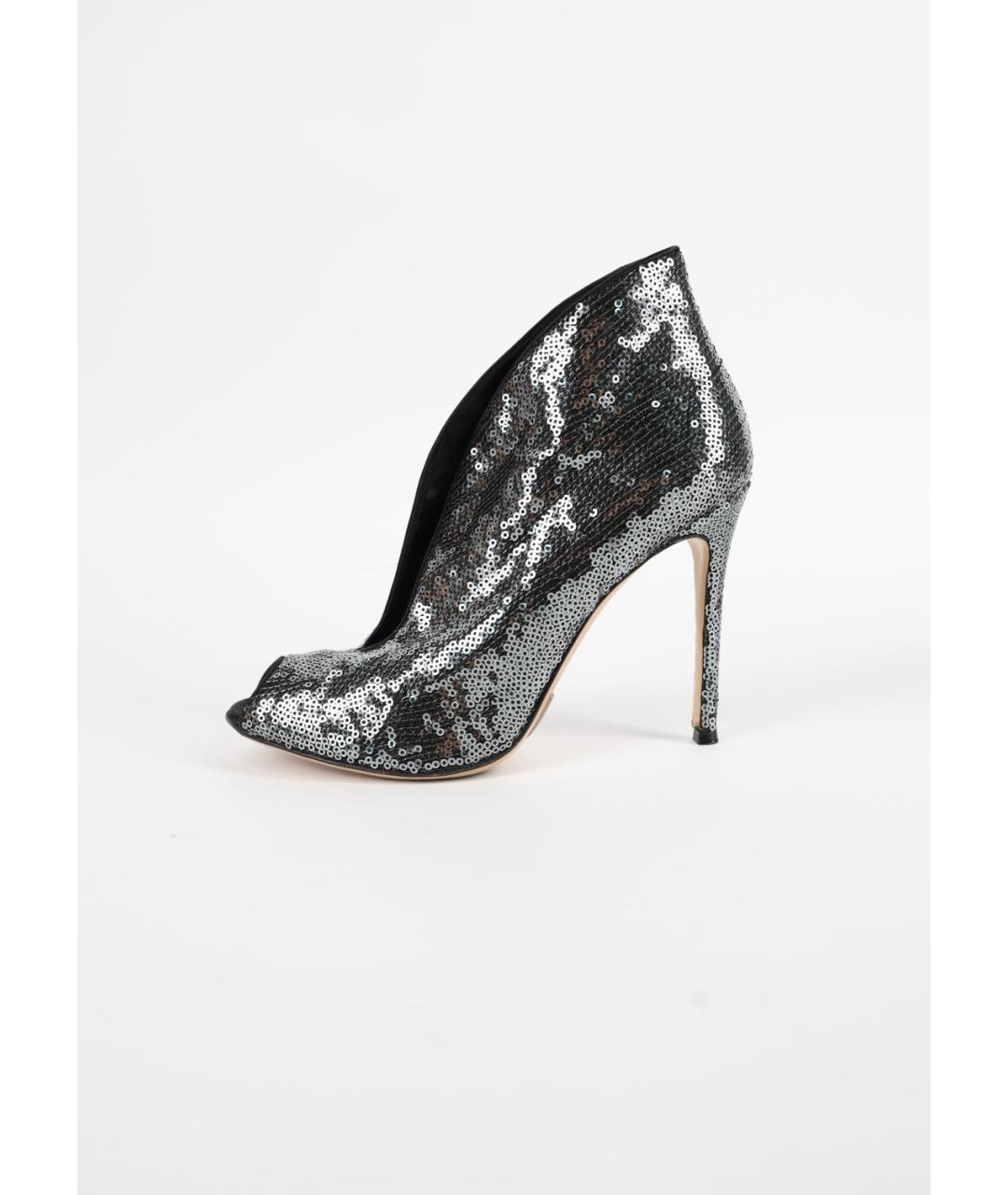 GIANVITO ROSSI Черные кожаные ботильоны, фото 6
