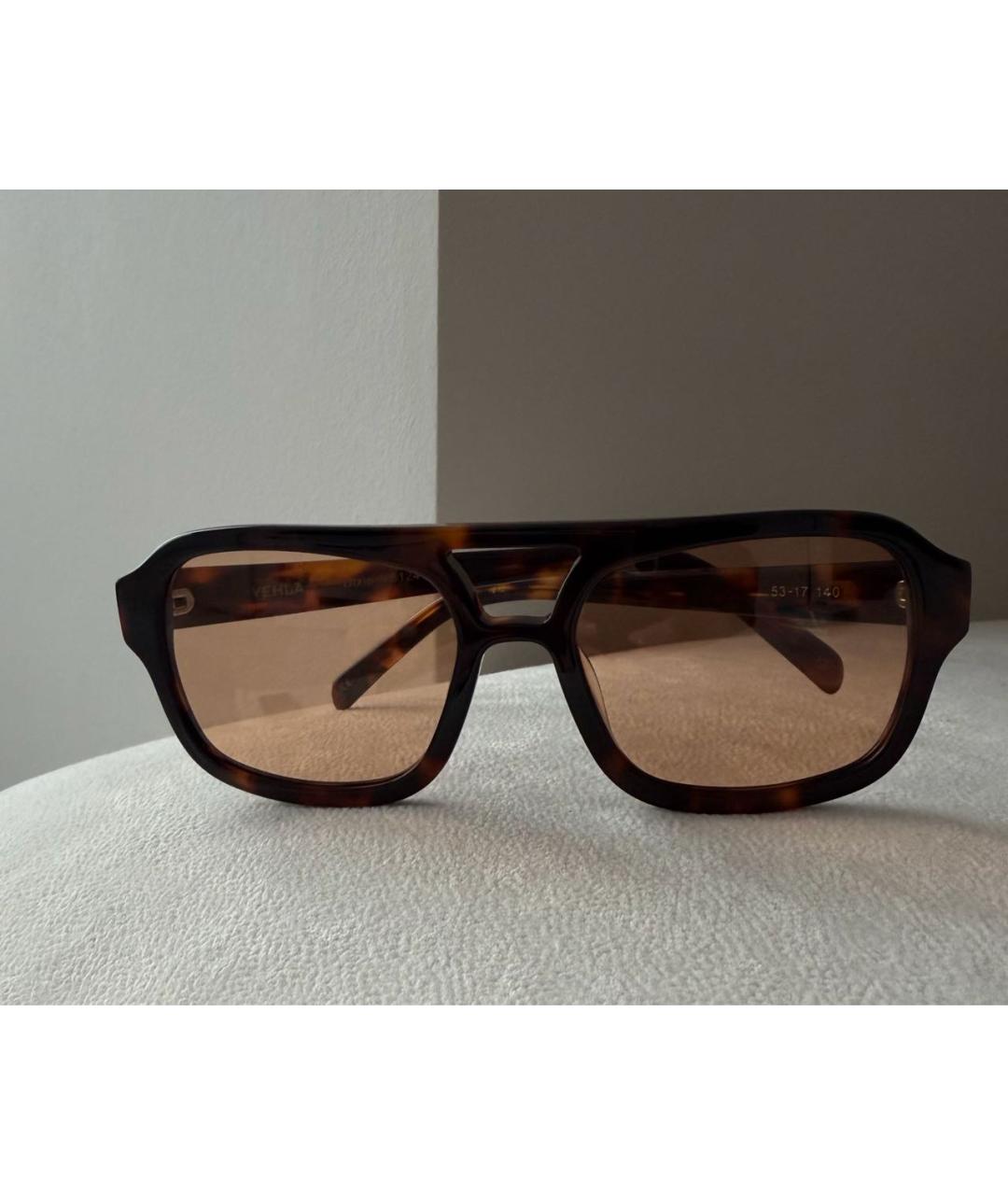 Vehla Коричневые пластиковые солнцезащитные очки, фото 5