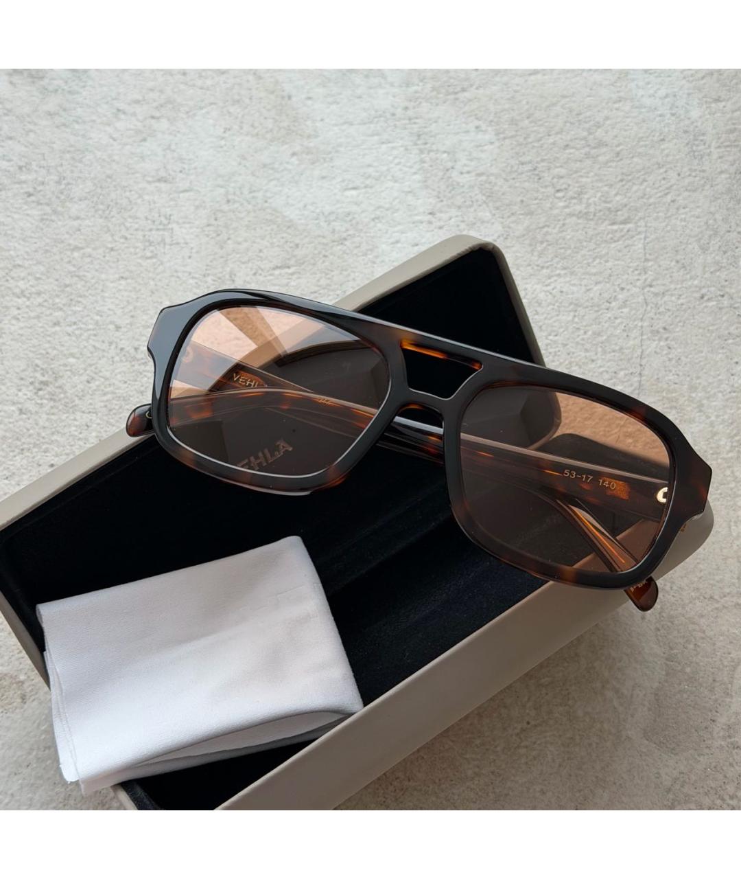 Vehla Коричневые пластиковые солнцезащитные очки, фото 2