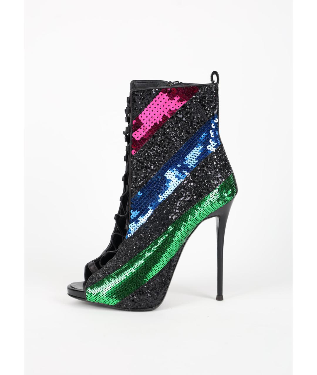 GIUSEPPE ZANOTTI DESIGN Мульти текстильные ботильоны, фото 6