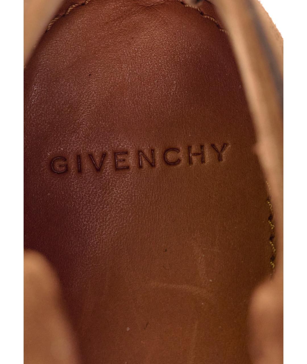 GIVENCHY Коричневые замшевые ботильоны, фото 5