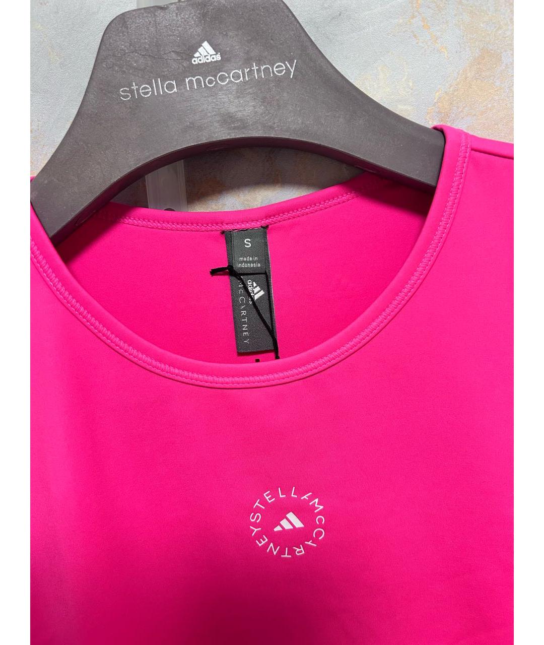 ADIDAS BY STELLA MCCARTNEY Розовая футболка, фото 3