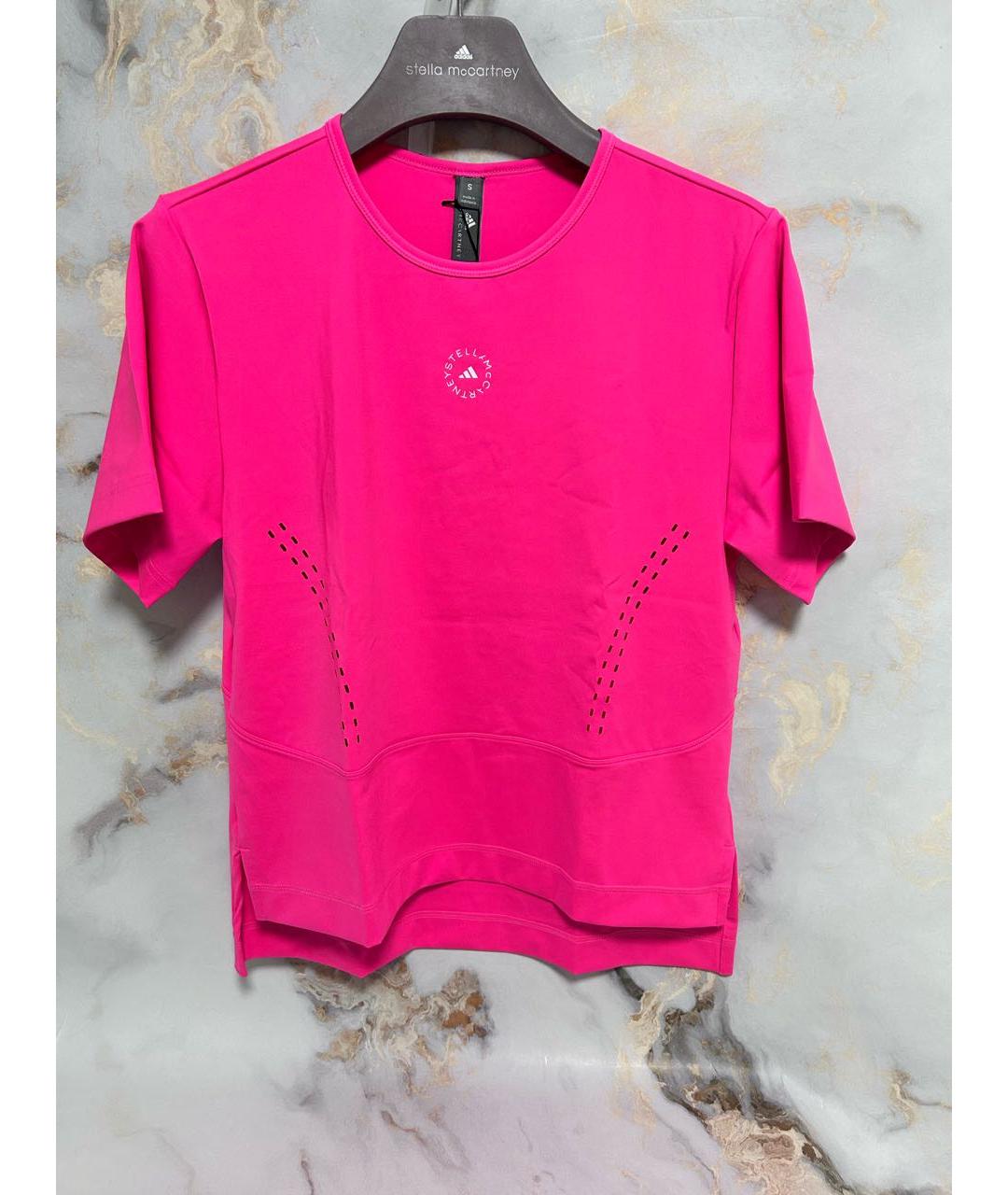 ADIDAS BY STELLA MCCARTNEY Розовая футболка, фото 4