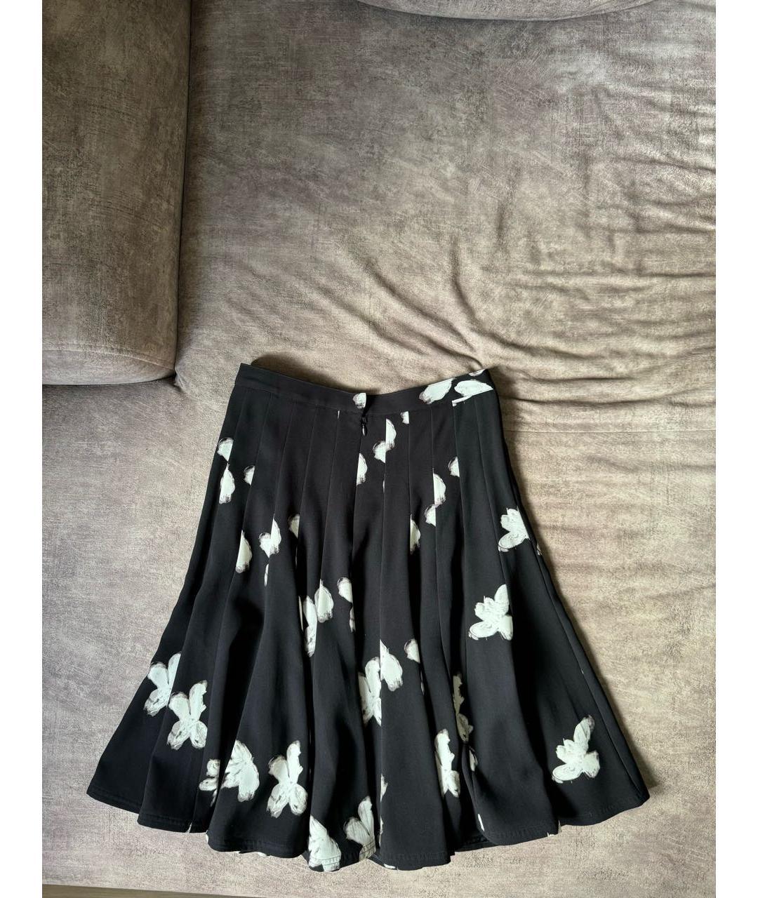 MARC BY MARC JACOBS Черная вискозная юбка миди, фото 2