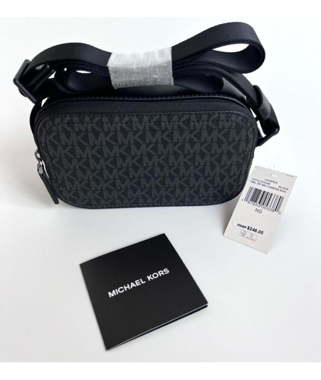 MICHAEL KORS Черная сумка на плечо, фото 3
