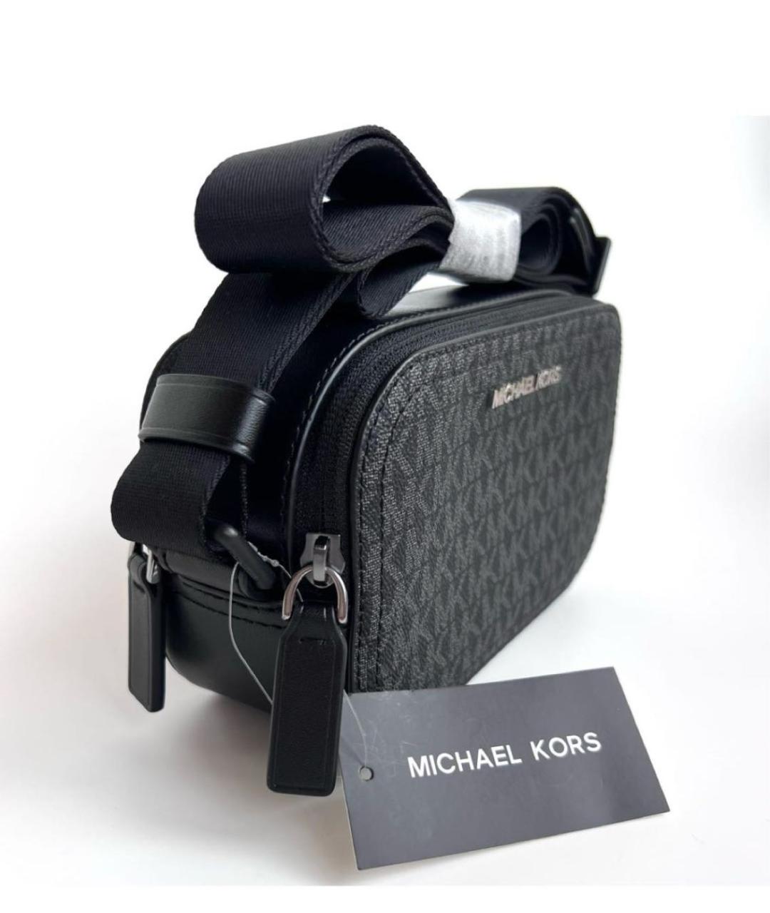 MICHAEL KORS Черная сумка на плечо, фото 2