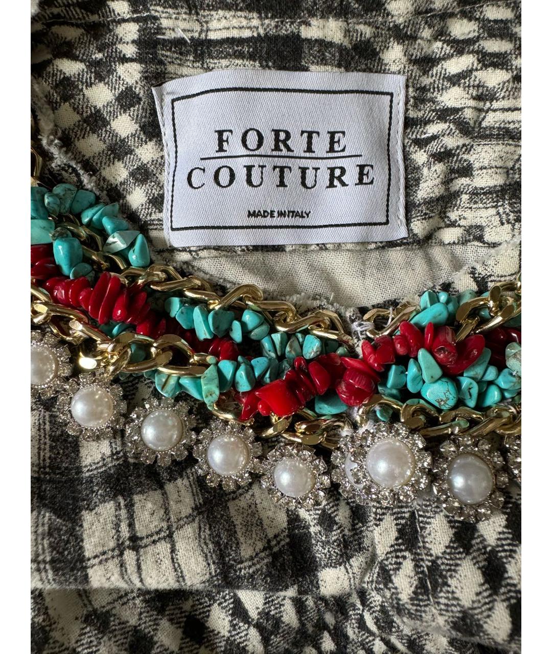 FORTE COUTURE Мульти деним комбинезон, фото 5