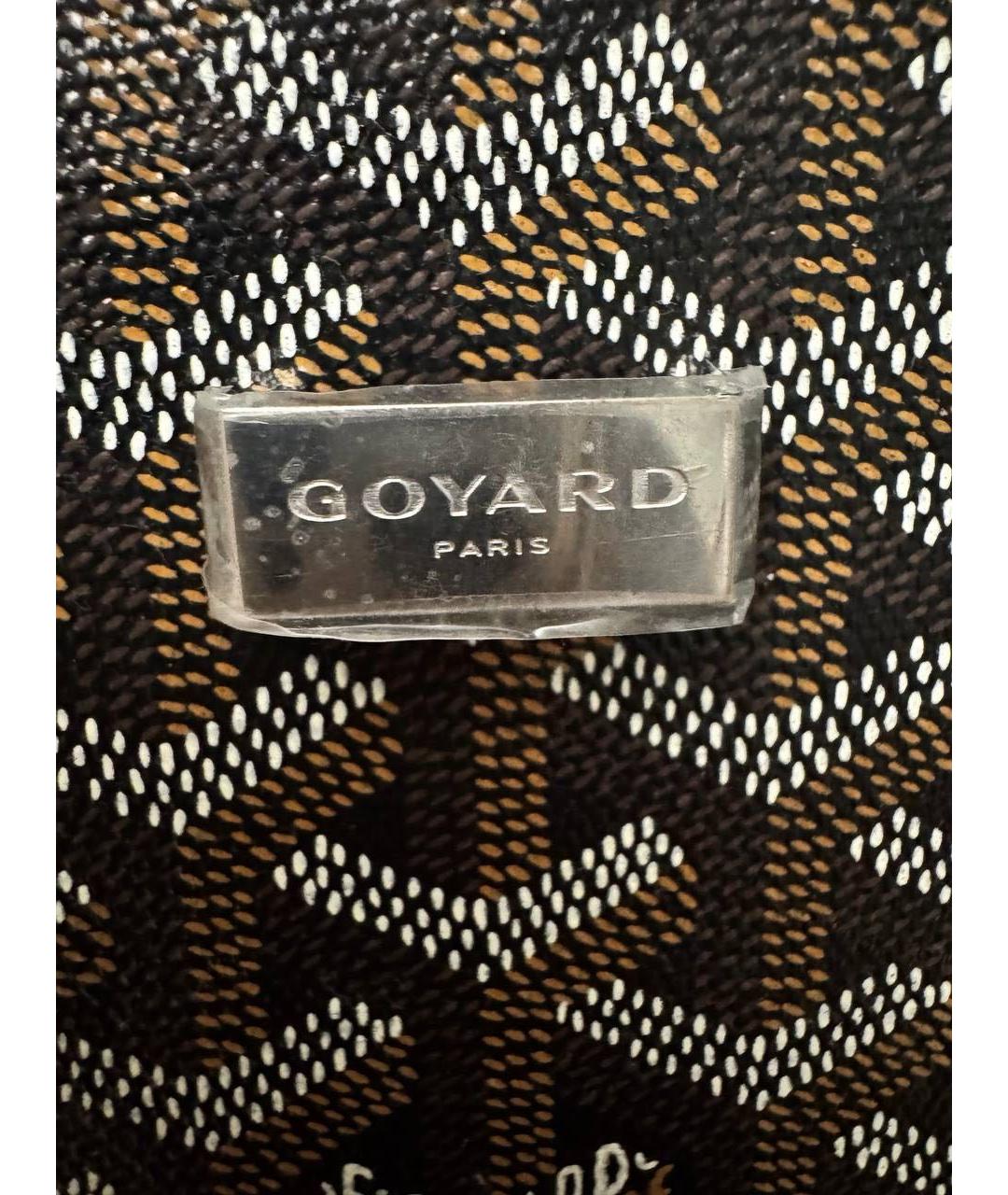 GOYARD Коричневая кожаная сумка на плечо, фото 7