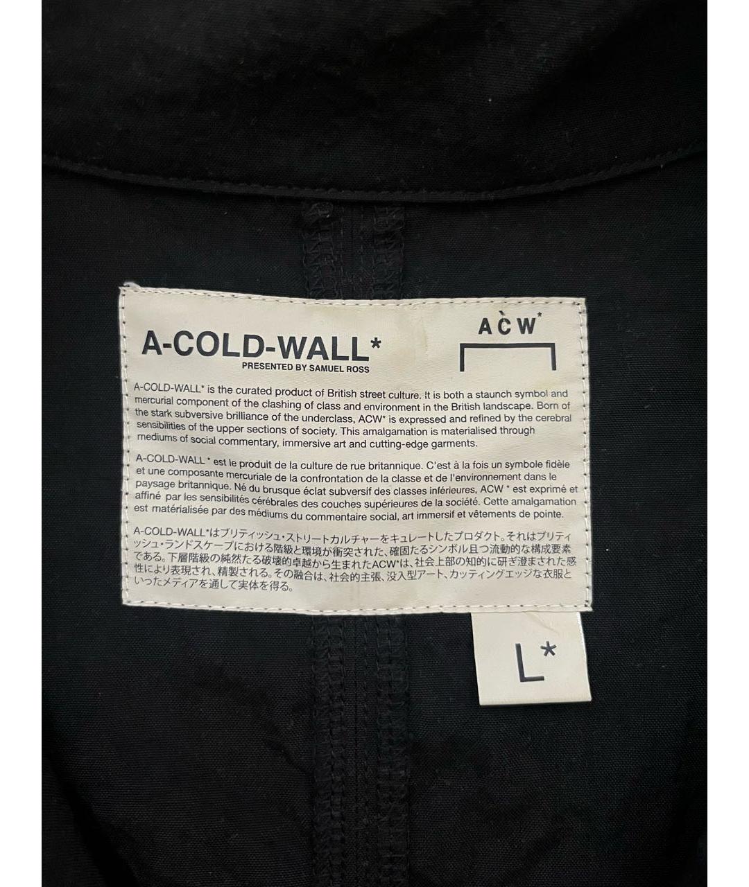 A-COLD-WALL* Черная полиэстеровая куртка, фото 5
