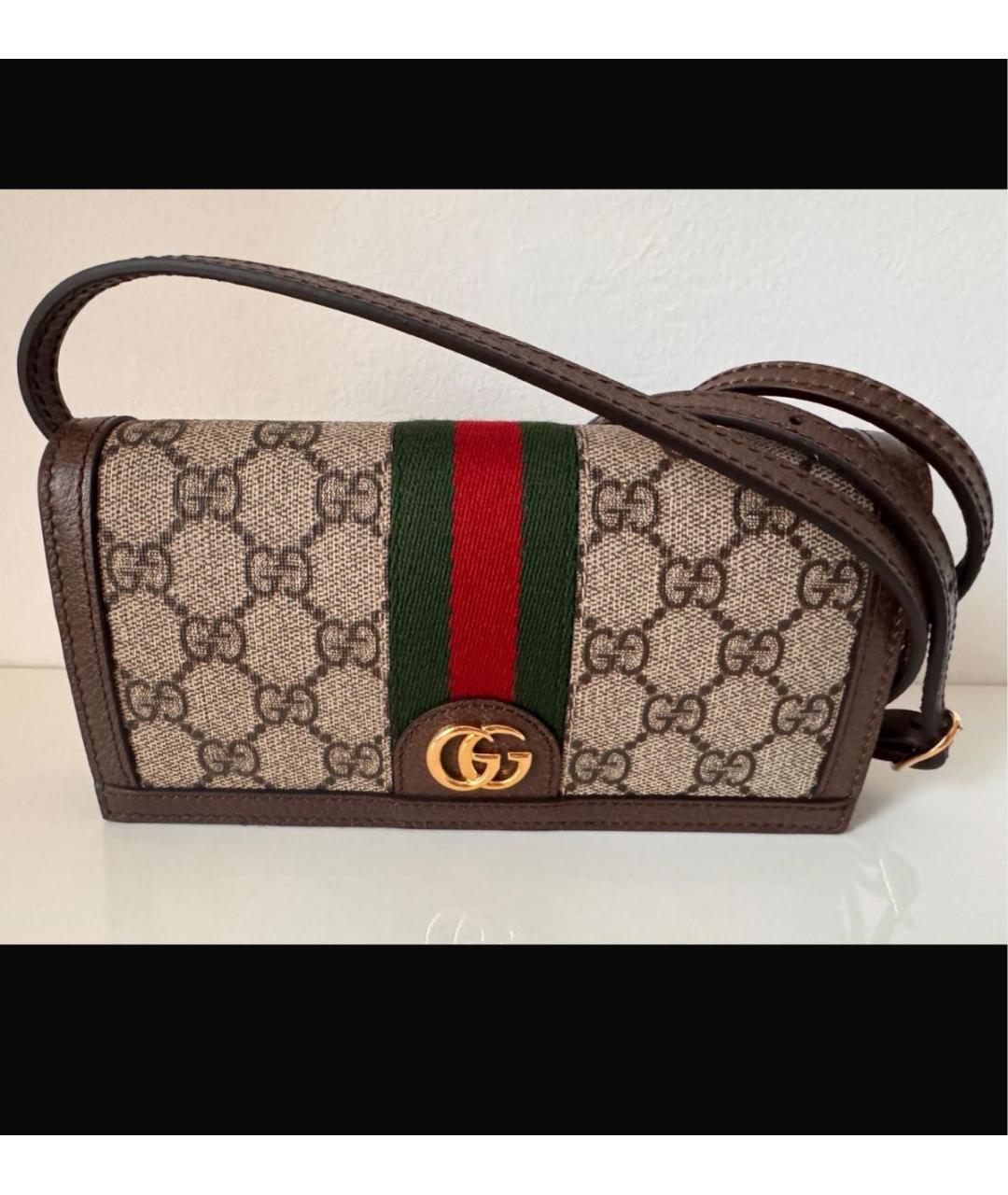 GUCCI Бежевая поясная сумка, фото 2
