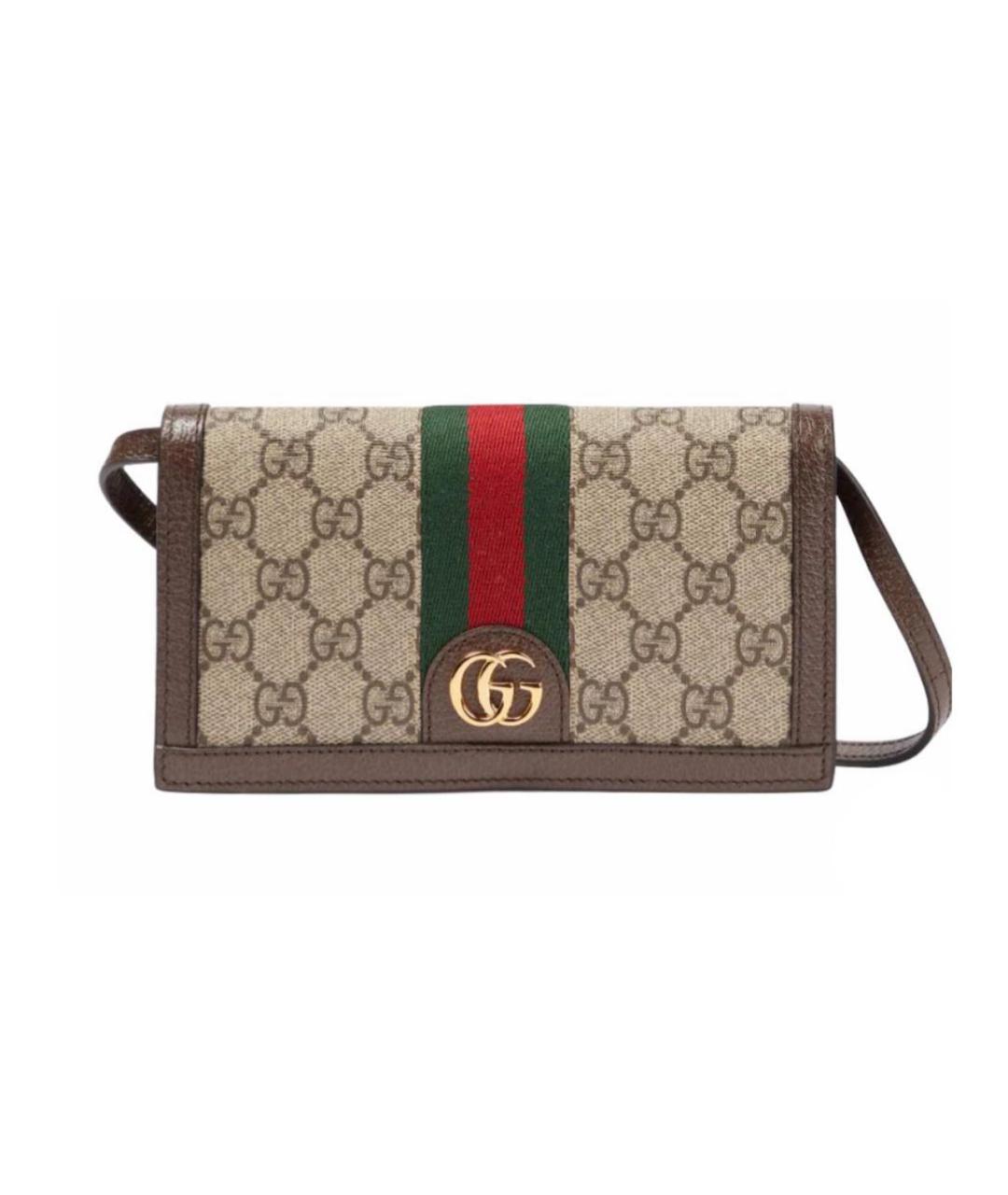 GUCCI Бежевая поясная сумка, фото 1