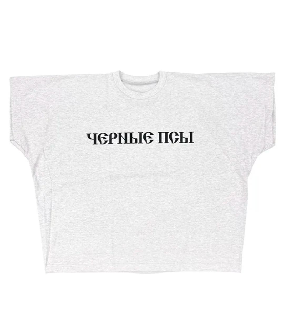 YEEZY Серая хлопковая футболка, фото 2