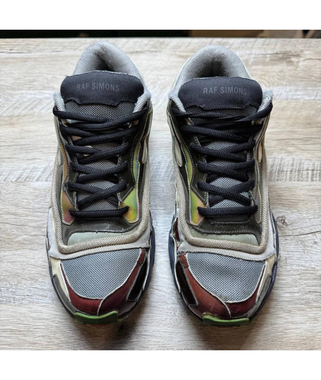 ADIDAS X RAF SIMONS Мульти кожаные низкие кроссовки / кеды, фото 3