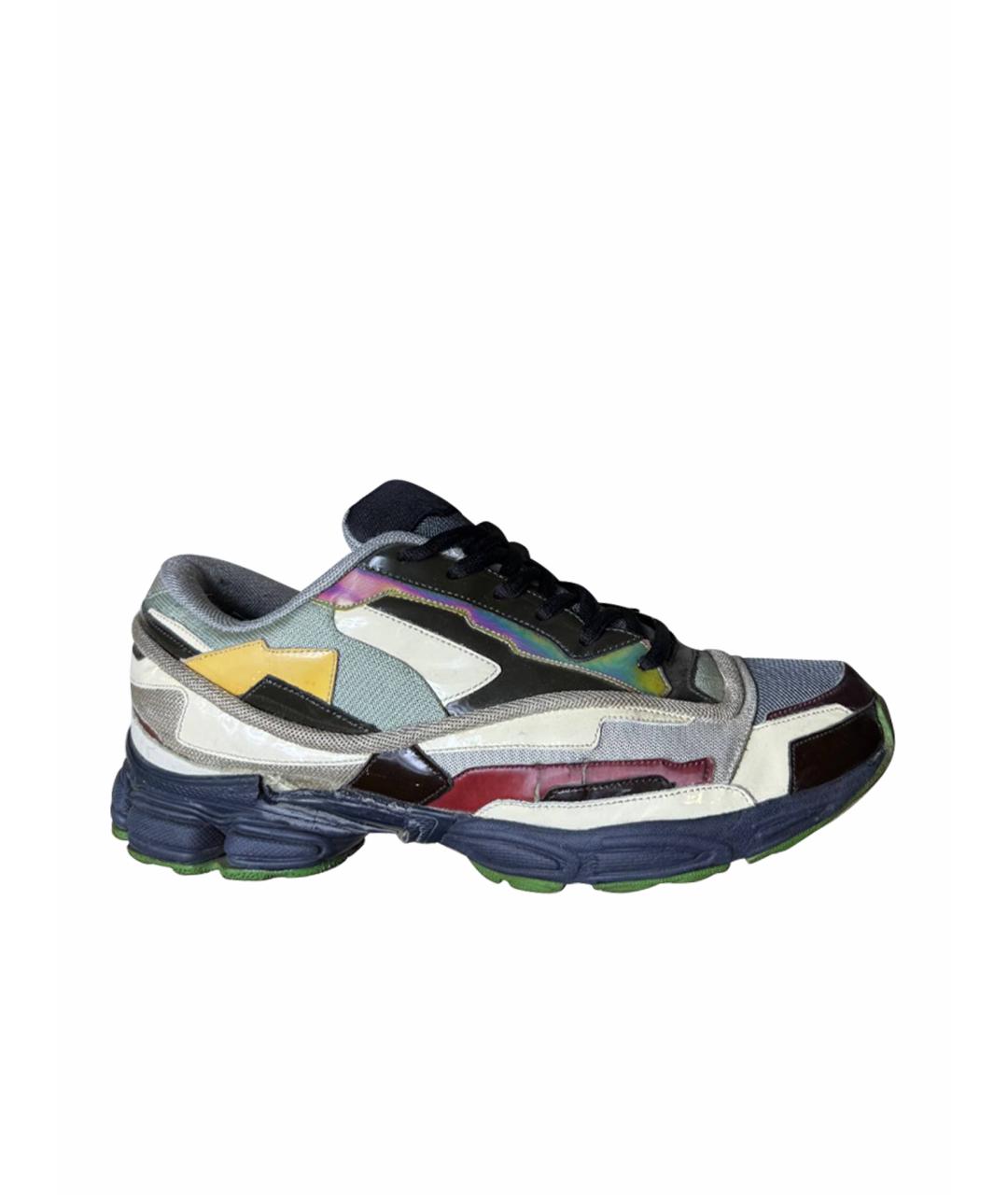 ADIDAS X RAF SIMONS Мульти кожаные низкие кроссовки / кеды, фото 1